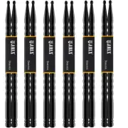 5A Carbon Fiber Drum Sticks 6 Pair Drumsticks Unique Wave non-slip Drumsticks