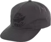 Spitfire Wheels Flying Classic Charcoal Gray Snapback Hat