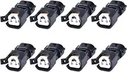 MAX COOL 8PCS Fuel Injector Adapters Connector Kit Replacement Compatible with EV1 to USCAR EV6 & EV14 LS1 LS2 LS3
