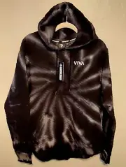 Barstool Sports Hoodie Mens Large Gray And Black Quilted Sweatshirt BRAND NEW