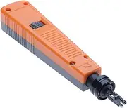 LSA Punch Down Crown Tool Impact Tool with 110/88 Sheets for Network Sockets Patch Panel Cat6a Cat6 Cat5e Cat5 Network Cable