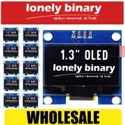 OLED Display 1.3" 128x64 I2C IIC SH1106 Arduino Uno Mega 2560 Respberry PI ESP32