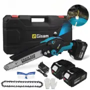 8 Inch Brushless Electric Chainsaw Oiler Electric Pruning Saw Woodworking Garden