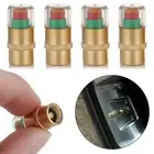 Air Alert Car Visiable Air Pressure Valve Sensor Indicator Stem Caps Tire Gauge