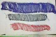 Sequin Fringe Skirt 3 Colors Black Red Plum 6"-9" pin on Dance Costume item