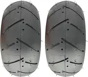 2X 90/65-6.5 Tubeless Tyre 11 Inch Vacuum Tire for Electric Scooter, 47Cc 49Cc Mini Motorcycle Accessories
