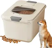 Dog Food Container,Pet Treat Storage Bin | Airtight Dog and Cat Food Container with Measuring Cup for Kitchen, Pantry, Camping, Outdoors