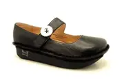 ALEGRIA Paloma Nursing Shoes Slip On Womens Work Working Hospitality - Black Nappa