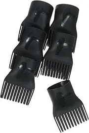 Outanaya 10 Pcs Hair Dryer Diffuser Attachment Hair Diffuser Brush Sturdy Plastic Comb Nozzle for Blow Dryer