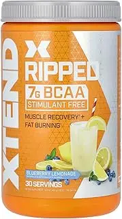 Scivation Xtend Ripped BCAA Powder, Branched Chain Amino Acids, BCAAs, Blueberry Lemonade, 30 Servings