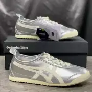 Onitsuka Tiger MEXICO 66 1183B566-020 Pure Silver/Black Classic Unisex Sneakers