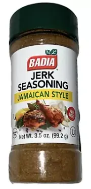 Badia Jerk Seasoning Jamaican Style 3.5 OZ Bottle No MSG - Free Shipping