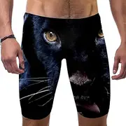 [VBFOFBV] Men's Printed Jammer Swimsuit Swim Shorts, Animal Gray Cat