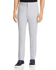 Hugo Boss men's Howard Tailored Wool Blend Drawstring Jogger Pants -sz 32R -Grey
