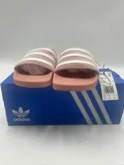 Adidas Adilette Women's Slides Wonder Mauve/Cloud White gx3372 Size 11
