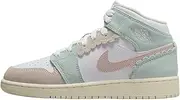 [Jordan] Boy's Air 1 Mid SE (Big Kid) White/Pink Oxford/Jade Ice/Guava Ice/Coconut Milk 7 Big Kid M