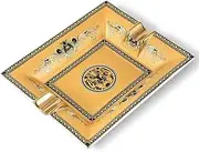 Tabletop Ashtray,Cigar Ashtray for Indoor or Outdoor Use, Desktop Smoking Ash Tray for Home Office Decoration