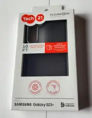 NEW Tech21 EVO CHECK Case for Samsung Galaxy S23+ Plus - SMOKEY BLACK