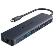 Hyperdrive 7-port USB-C Hub Midnight Blue