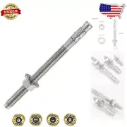 Versatile 5/8x8 Inch Wedge Anchors - Heavy-Duty 304 Stainless Steel Fasteners