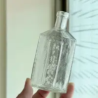 在飛比找Yahoo!奇摩拍賣優惠-日本早期五丿井醫院氣泡玻璃藥瓶
