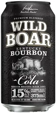 Wild Boar Bourbon & Cola 15% Cans 375ml
