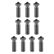 10PCS 0.4Mm Volcano Nozzles for E3D V6 Hotend 3D Printer, High Temperature Nozzl