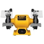 DEWALT Bench Grinder 6 in. (150 mm) 5/8 hp Induction Motor Heavy-Duty Yellow