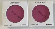 (2) PACK! NEW! BODYOGRAPHY ( 6710 DAHLIA ) CREAM/ CREME BLUSH - 0.14 OZ / 4G