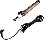 LUKEEXIN Curling Tongs Hair Curler With Ceramic Coating, Hair Salon Curler Waver For All Hair (Color : Gold, Size : 32mm)