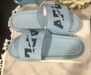 Athletic Propulsion Labs APL Unisex Techloom Big Logo Slide In Blue , M7 Or W8.5