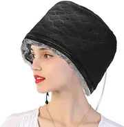 Hair Care Thermal Head Spa Cap Treatment with Beauty Steamer Nourishing Heating Cap, Spa Cap For Hair, Spa Cap Steamer For Women (black)
