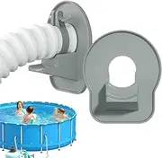 Swimming Pool Pipe Hose Holder, 2X Pipe Holders Hose Support for Swimming Pool, Spa Replacement Parts Upper Ground, Preventing Sagging Accessory for Home
