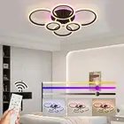 Modern LED Ceiling Light,Dimmable Ceiling Lights for Bedroom,70W Flush Mount Cei