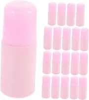 WRITWAA 20pcs Roller Perfume Bottles Refillable Essential Oil Containers Leak Design for Fragrance Lotion for Travel DIY Bulk Packaging