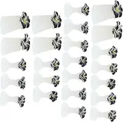 FRCOLOR Pedicure Toe Separators for Women 3 Sets of Silicone Toe Separators Nail Supplies for Nail Art