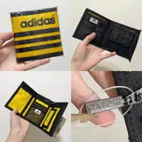 在飛比找蝦皮購物優惠-全新現貨 香港製 Adidas 愛迪達 黃色 錢包 零錢包 