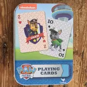 Nickelodeon Paw Patrol Playing Cards In Metal Tin