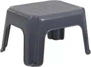 Rubbermaid One-Step Stool, Bisque, Holds up to 200 1 ct (Pack of 1), Gray