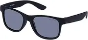 [Cancer Council] Male Alligator Kids Black Rubber D-Frame Sunglasses