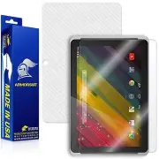 ArmorSuit MilitaryShield HP 10 Plus 10.1" Screen Protector + White Carbon Skin