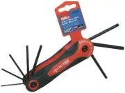 SECURITY TX STAR KEY SET - 8 PC, HANDLE TYPE SOFT GRIP, KIT CONT FOR HILKA TOOLS