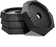 [SnapPad] Xtra Permanently Attached RV Leveling Jack Pad for 9 inch Round Landing Feet (4-Pack)