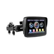 5 Inch Motorcycle Wireless Carplay Android Auto Portable Navigation GPS Screen Motorcycle Waterproof Display Black