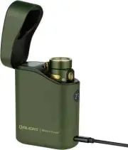 Baton4 Premium Edition Flashlight , 1300 Lumen with Type-C Charging Box (Green)