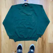 Vintage Jerzees Made In Usa Men’S Green Pullover Crewneck Sweatshirt 90S Xl