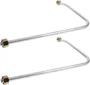 ERINGOGO 2pcs Air Compressor Exhaust Tube Replacement Parts for Industrial Home Use Reduces Noise Vibration Convenient Installation for Optimal Performance