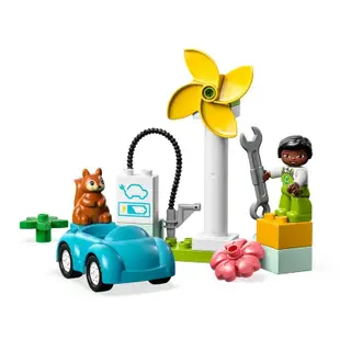 【LEGO 樂高】磚星球〡10985 得寶系列 風力發電機和電動車 Wind Turbine and Electric Car