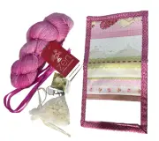 WOOLGIRL CLUB KIT (No Pattern) Lovely Ballerina Set! Zen Serenity Yarn + Goodies