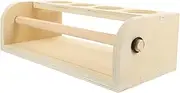 Gogogmee Painting Paper Roll Holder Wooden Sketching Easel Boys and Girls Drawing Stand Storage Rack for Art Supplies